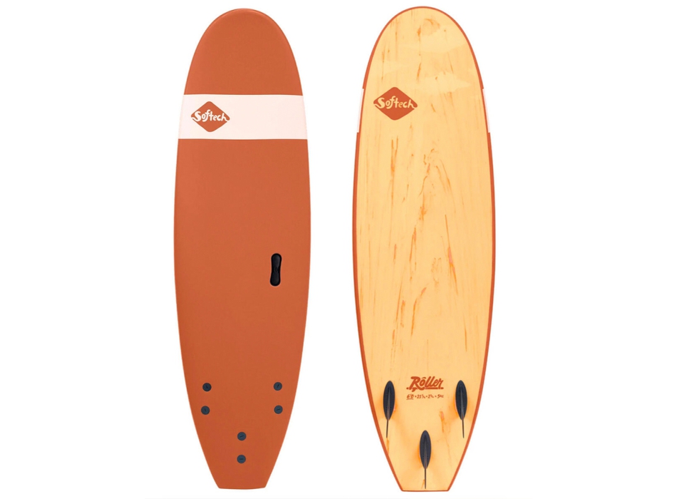 SOFTECH ROLLER 6'0"- 8'4'' HANDSHAPED SOFTBOARD CLAY