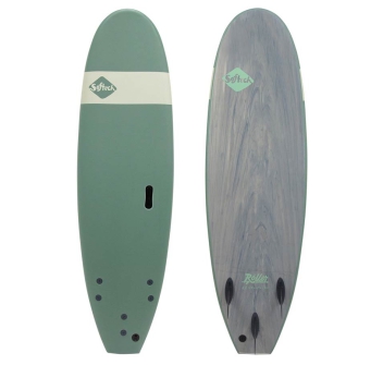 SOFTECH ROLLER 6'0"- 8'4'' HANDSHAPED SOFTBOARD SMOKE GREEN