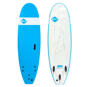 SOFTECH ROLLER 6'0"- 9'0'' HANDSHAPED SOFTBOARD BLUE