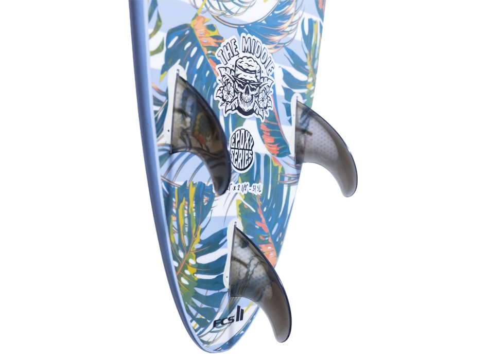 SOFTECH THE MIDDIE EPOXY SOFTBOARD FCSII TROPICAL 5'10"| 6'4"| 6'10"