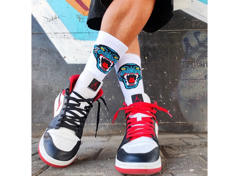 SUMOMIHI CALZINI BLACK PHANTER SOCK