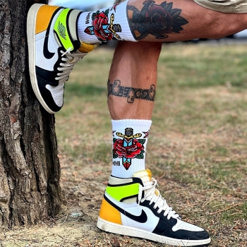 SUMOMIHI CALZINI DAGGER AND ROSE SOCK