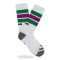 SUMOMIHI CALZINI GREEN GRAPE STRIPES SOCK