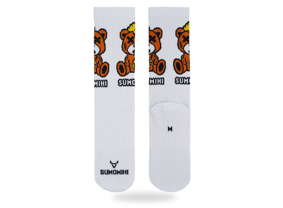SUMOMIHI CALZINI KILLA BEAR WHITE SOCK