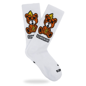 SUMOMIHI CALZINI KILLA BEAR WHITE SOCK