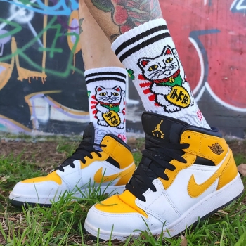 SUMOMIHI CALZINI MANEKI NEKO SOCK