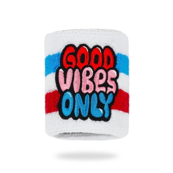 SUMOMIHI GOOD VIBES ONLY WRISTBAND POLSINI IN SPUGNA