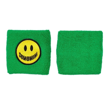 SUMOMIHI SMILE GREEN WRISTBAND POLSINI IN SPUGNA