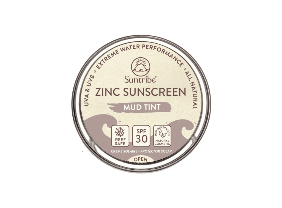 SUNTRIBE SOLARI 100% NATURALI ZINC SUNSCREEN VISO & SPORT SPF30 | ORIGINAL MUD TINT