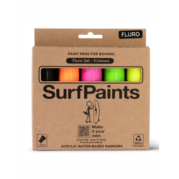 SURF PAINTS FLURO SET PENNARELLI PER PERSONALIZZARE LA TUA TAVOLA