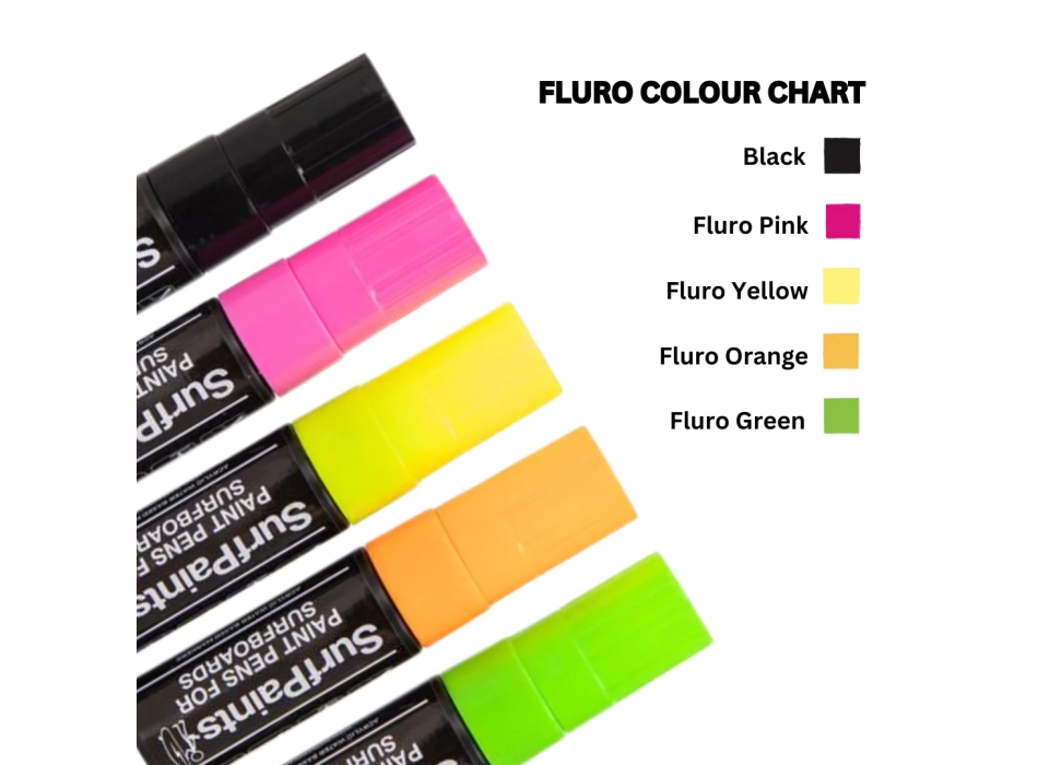 SURF PAINTS FLURO SET PENNARELLI PER PERSONALIZZARE LA TUA TAVOLA