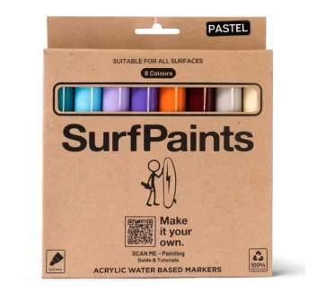 SURF PAINTS PASTEL SET PENNARELLI PER PERSONALIZZARE LA TUA TAVOLA