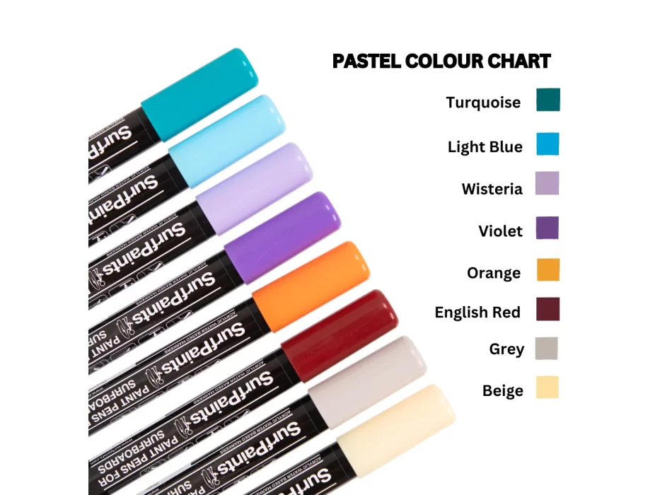 SURF PAINTS PASTEL SET PENNARELLI PER PERSONALIZZARE LA TUA TAVOLA