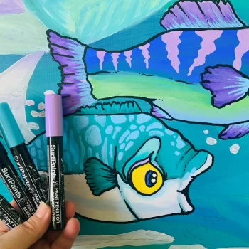 SURF PAINTS PASTEL SET PENNARELLI PER PERSONALIZZARE LA TUA TAVOLA