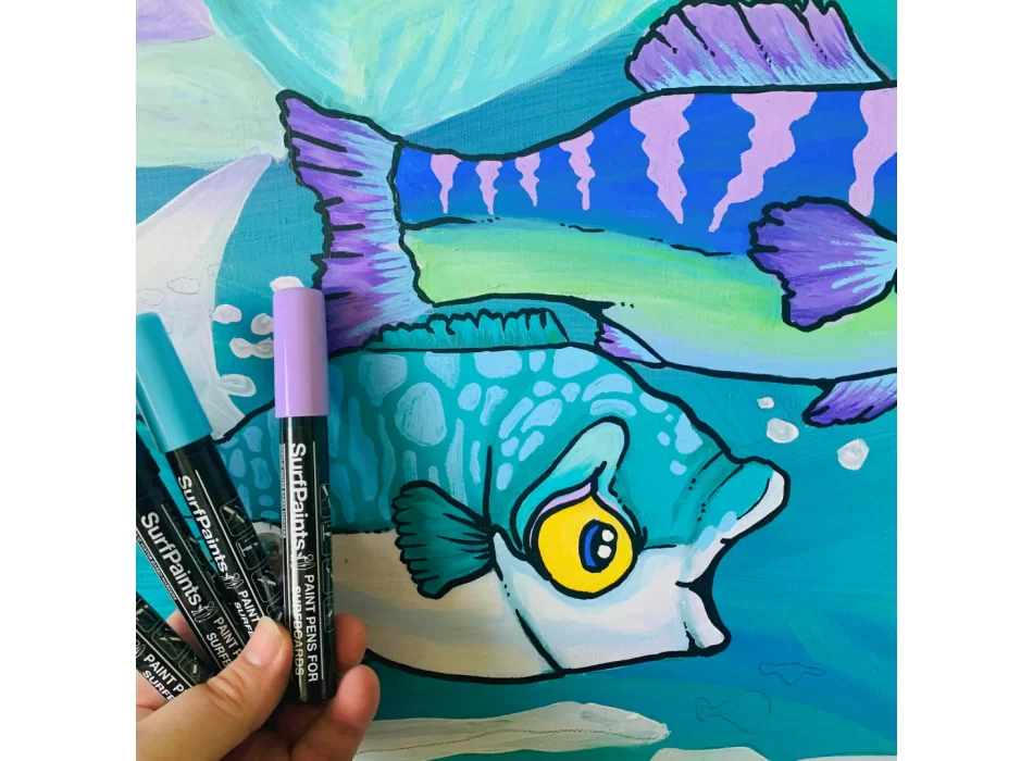 SURF PAINTS PASTEL SET PENNARELLI PER PERSONALIZZARE LA TUA TAVOLA