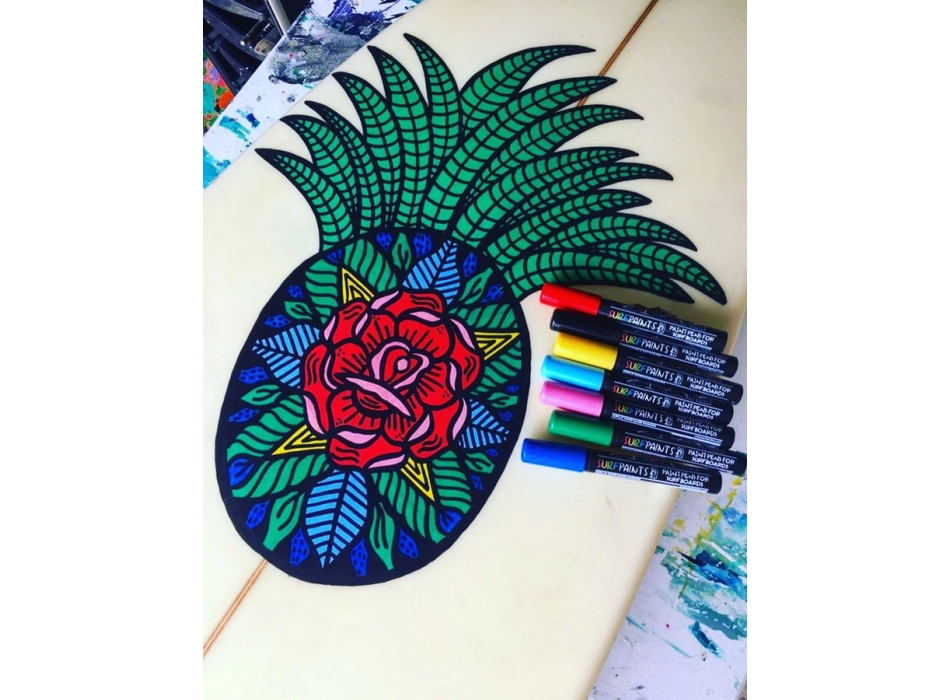 SURF PAINTS PRIMARY SET PENNARELLI PER PERSONALIZZARE LA TUA TAVOLA