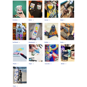 SURF PAINTS PRIMARY SET PENNARELLI PER PERSONALIZZARE LA TUA TAVOLA