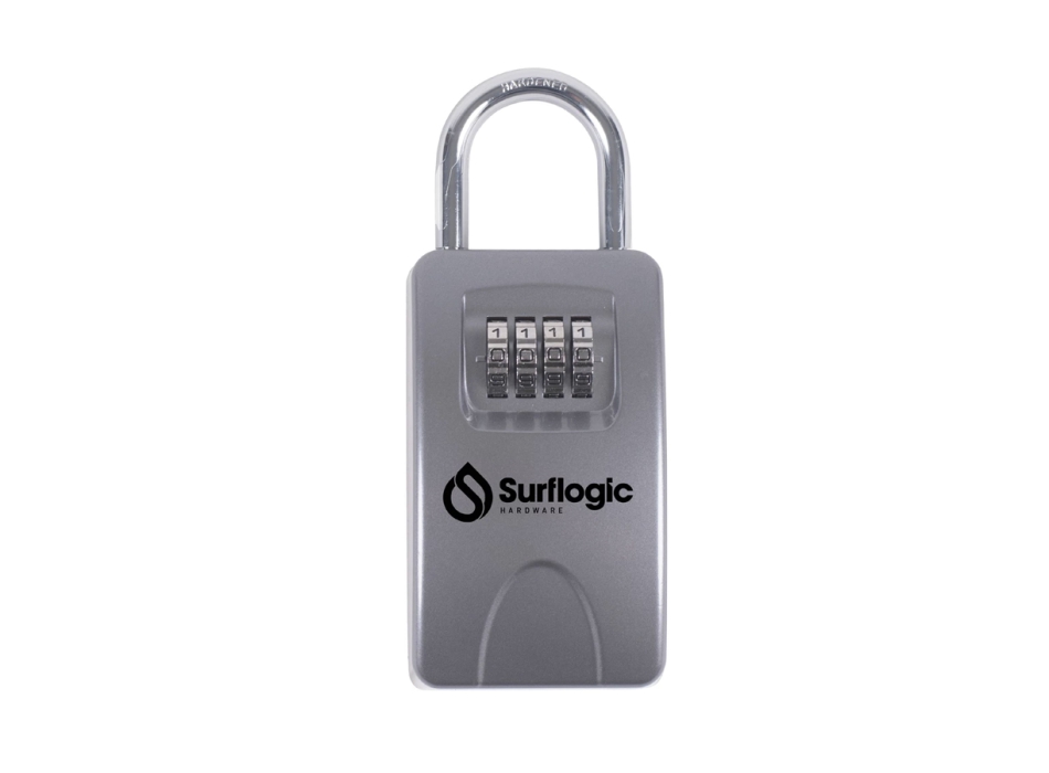 SURFLOGIC MAXI KEY SECURITY LUCCHETTO PORTA CHIAVI SILVER