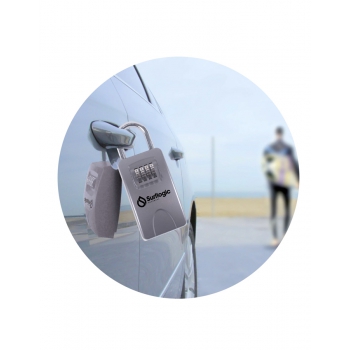 SURFLOGIC MAXI KEY SECURITY LUCCHETTO PORTA CHIAVI SILVER