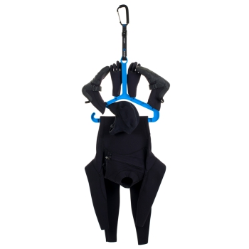 SURFLOGIC WETSUIT HANGER MAXI DOUBLE SYSTEM GRUCCIA CON MOSCHETTONE DOPPIO SISTEMA