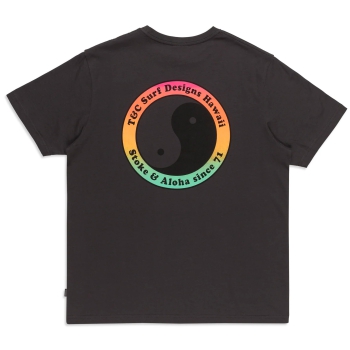 T&C SURF DESIGNS 71 YY LOGO T-SHIRT WASHED BLACK