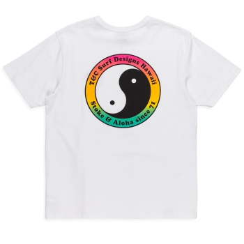 T&C SURF DESIGNS 71 YY LOGO T-SHIRT WHITE