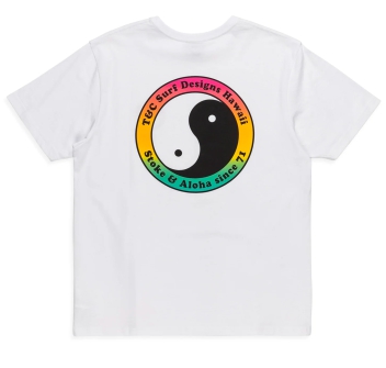 T&C SURF DESIGNS 71 YY LOGO T-SHIRT WHITE