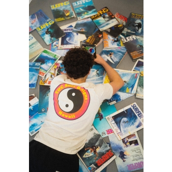 T&C SURF DESIGNS YY LOGO T-SHIRT OFF WHITE