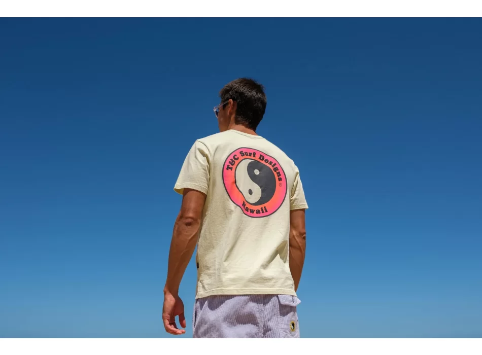 T&C SURF DESIGNS YY LOGO T-SHIRT USED SAGE