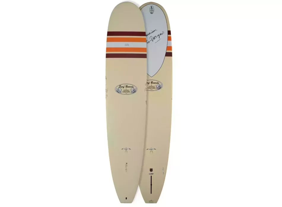 TAKAYAMA 9'3" IN THE PINK TUFLITE V-TECH FCSII LONGBOARD