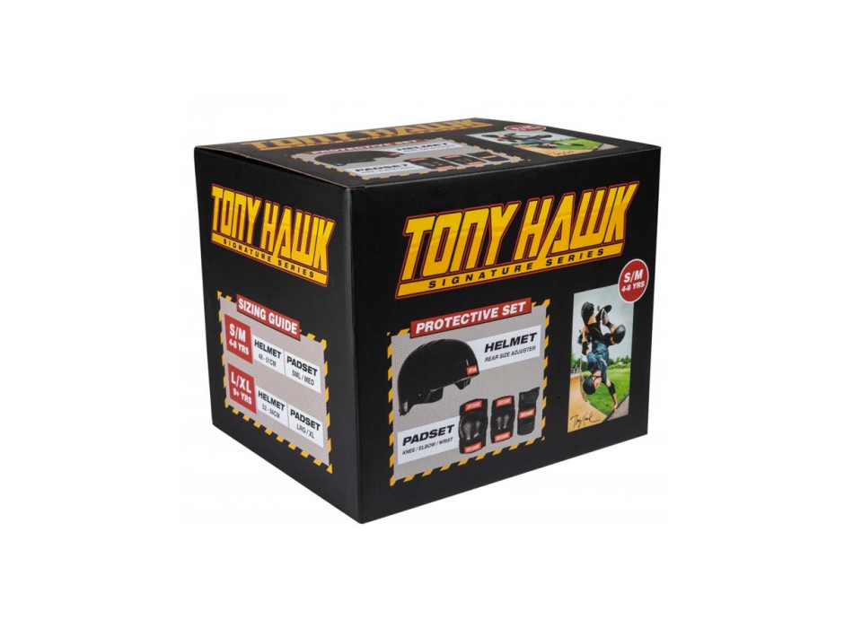 TONY HAWK PROTEZIONI + CASCO SKATE BAMBINI