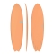 TORQ 5'11" - 7'2" TET FISH POP CORAL