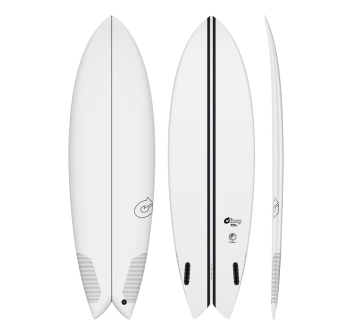 TORQ 6'10" TEC2 FISH TWIN FIN