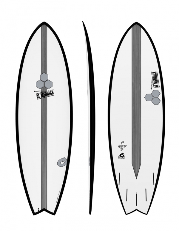 TORQ POD MOD AL MERRICK BLACK RAIL 5'6"-6'6" EPOXY