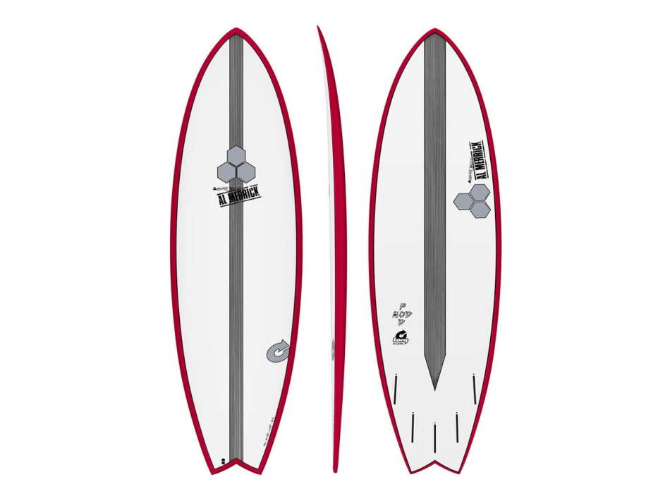 TORQ POD MOD X-LITE AL MERRICK RED PINLINE 5'6"-6'6" EPOXY