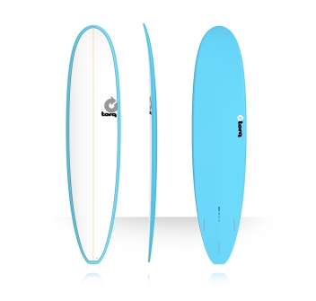 TORQ TET 8'0" LONG WHITE PINLINE BLUE