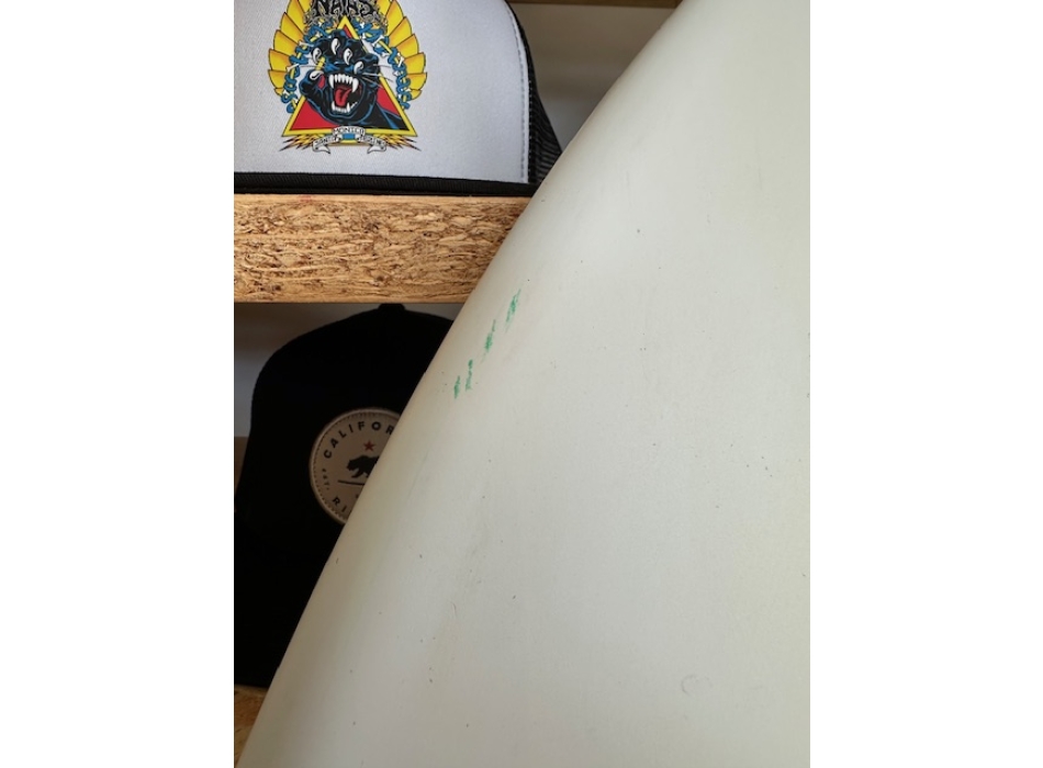 TORQ X-LITE POD MOD 5'10 AL MERRICK WHITE PINLINE EPOXY (USATA)