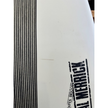 TORQ X-LITE POD MOD 5'10 AL MERRICK WHITE PINLINE EPOXY (USATA)