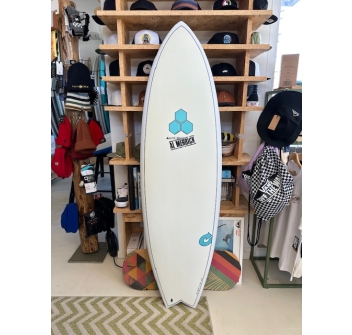 TORQ X-LITE POD MOD 5'10 AL MERRICK WHITE PINLINE EPOXY (USATA)