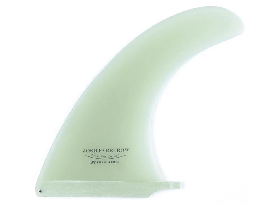 TRUE AMES 10” JOSH FARBEROW SINGLE FIN PINNA LONGBOARD FLEX CLEAR