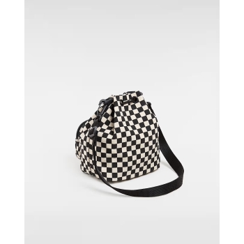 VANS BORSA TRACOLLA ABD CHECK WHITE BLACK