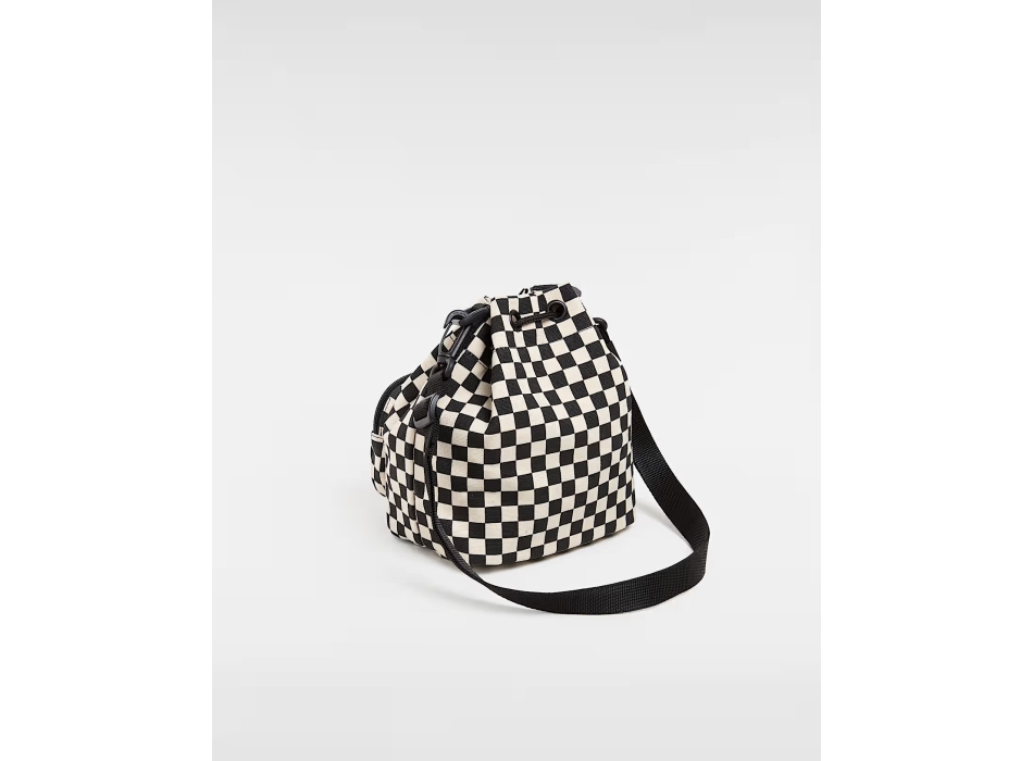 VANS BORSA TRACOLLA ABD CHECK WHITE BLACK