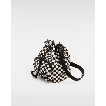 VANS BORSA TRACOLLA ABD CHECK WHITE BLACK