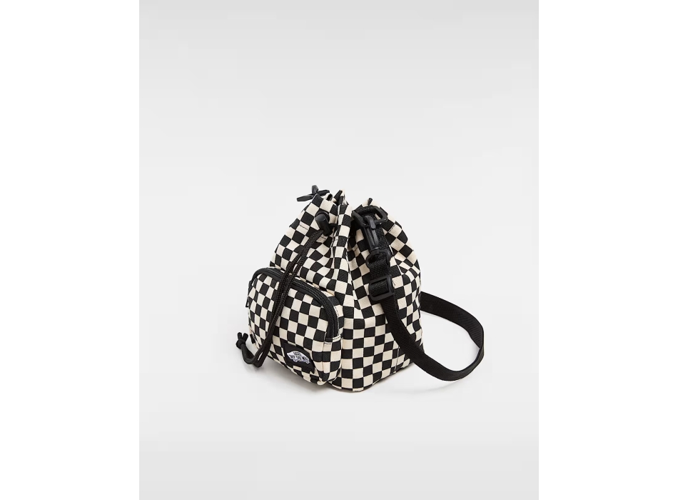 VANS BORSA TRACOLLA ABD CHECK WHITE BLACK