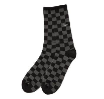 VANS CALZETTONI CHECKERBOARD BLACK CHARCOAL