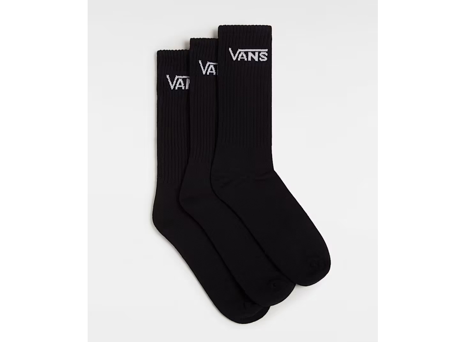 VANS CALZETTONI CLASSIC 3 PAIA BLACK