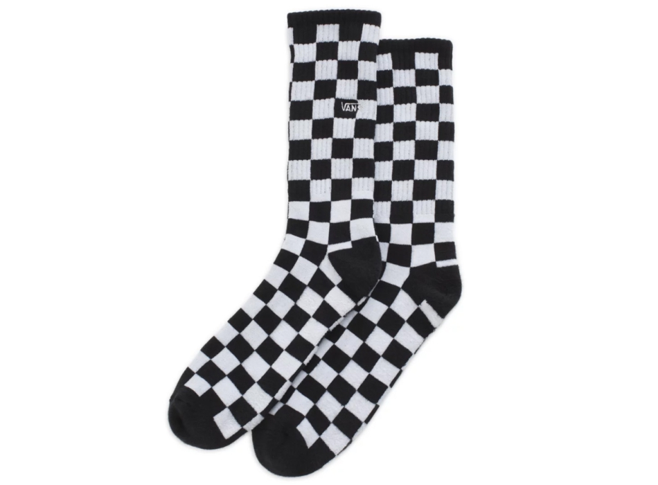 VANS CALZINI CHECKERBOARD CREW II BLACK