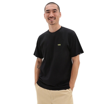 VANS LEFT CHEST LOGO T-SHIRT BLACK EVEN