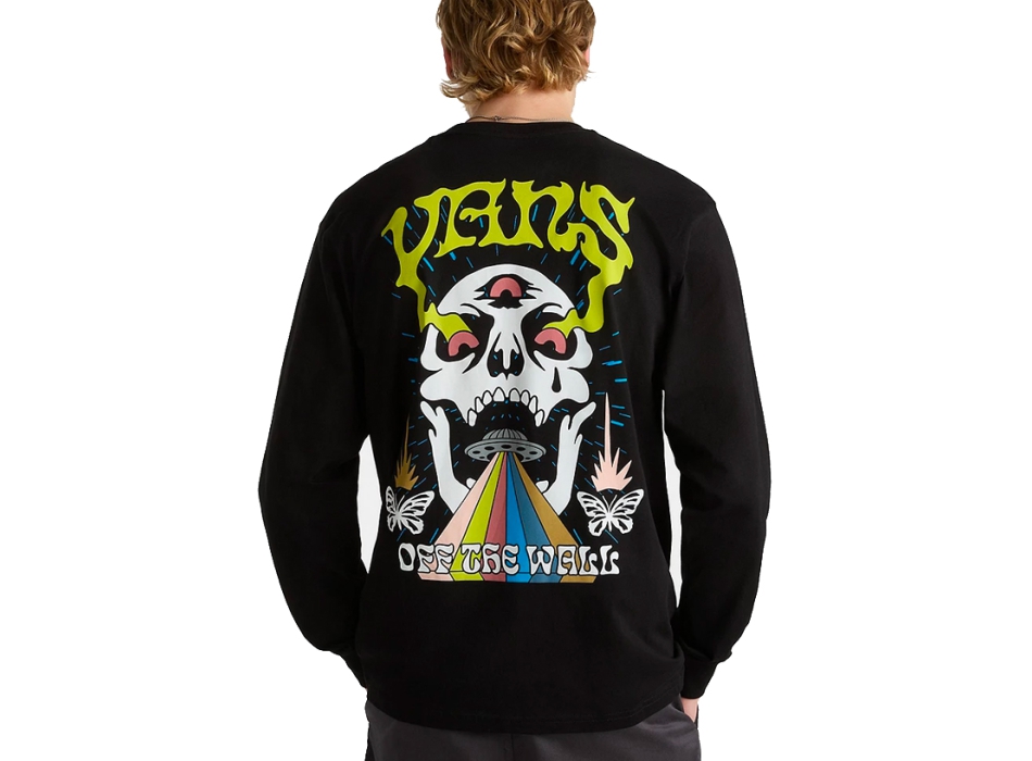 VANS MAGLIETTA A MANICHE LUNGHE SKULL SAUCER