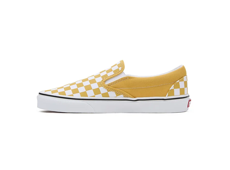 VANS SCARPE CLASSIC SLIP-ON CHECKERBOARD GOLDEN GLOW